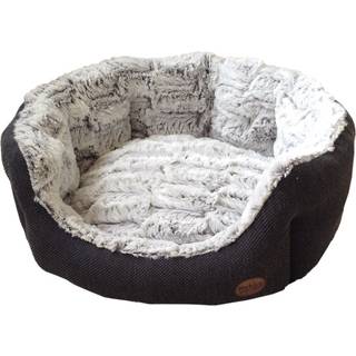 Komfortseng "Cacho" oval - Dark Grey - 45 x 40 x 19 cm