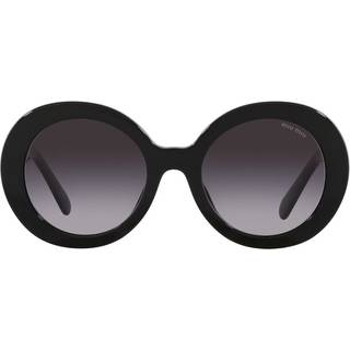 Miu Miu MU11YS 1AB5D1 55 Solbriller Kvinder Black - Black - 55mm