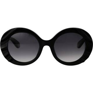 Roberto Cavalli Unisex SRC010V 700 Solbriller Acetat Sort Grå Rund Normal Skygge