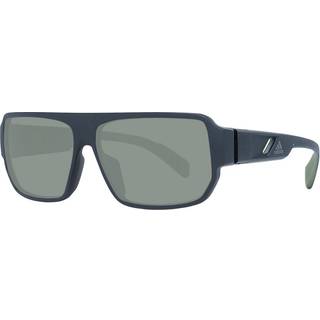 Adidas Sport Mand SP0038 02N Solbriller Injiceret Sort-opaque Grøn Firkantet Normal