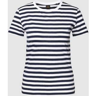 T-shirt i slub-bomuld med vandret stribe