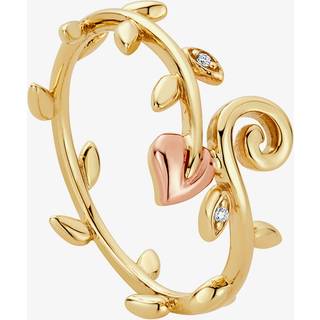 Tree of Life® 9ct Solid Gold Vine Ring with Diamonds