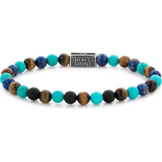 Rebel & Rose Armband Mix Turquoise 925 RR-6S006-S-M Unisex