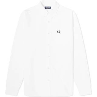 Skjorte FRED PERRY Oxford Shirt White XL - White - XL