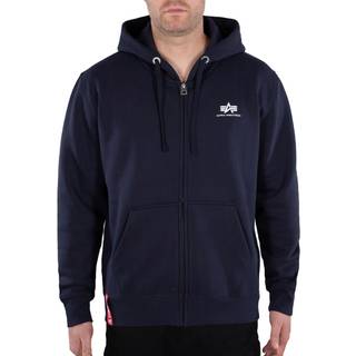 ALPHA INDUSTRIES Herren Sweatjacke blau unifarben