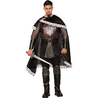 Böser König Kostüm mit Cape für Erwachsene