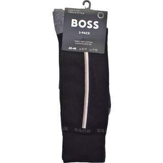BOSS 2 Pack Crew Socks Black