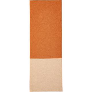 Brita Sweden Moor tæppe cream (cremehvid/terrakotta) 70x300 cm