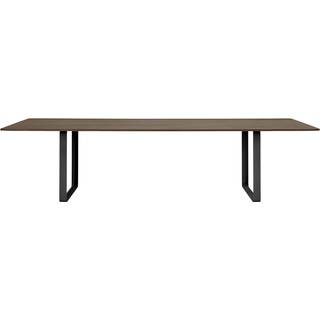 Muuto 70/70 bord Solid Smoked Oak/Black - 295 x 108