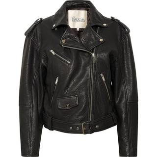 My Essential Wardrobe Gilomw Leather Jacket Jakker 10704354 Black (40)