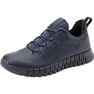 ECCO Gruuv M - Gore-Tex sneakers i læder til herrer - Blå - Size: 44 (UK 10)