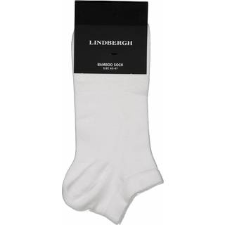 Lindbergh 5-pak bambus ankelstrømper i hvid til herre.