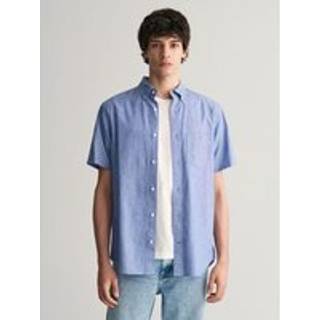 REG COTTON LINEN SS SHIRT