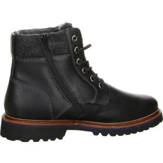 Sioux Herren Schnürboots schwarz Glattleder