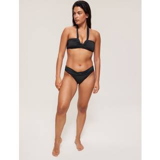 Seafolly Women's Collective Twist Band Hipster Bikini-trusser Damer størrelse 12 farve sort