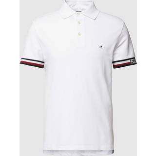 Tommy Hilfiger Herren Polo-Shirt weiß Slim Fit