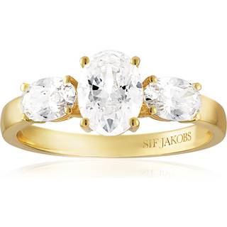 Sif Jakobs Ellisse Tre ring SJ-R2340-CZ-YG (50)