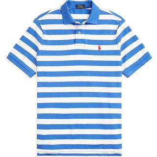 Polo Ralph Lauren Herren Polo-Shirt blau gestreift Slim Fit