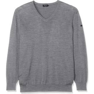 Maerz Herren Pullover grau unifarben