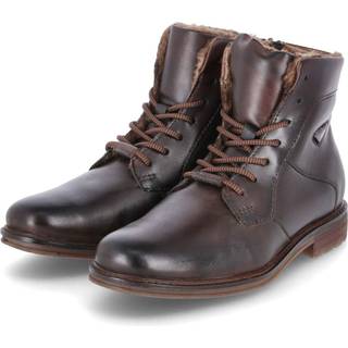 bugatti Herren Stiefeletten braun Glattleder