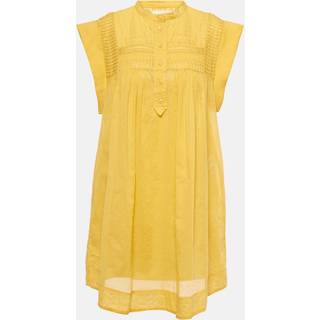 Marant Etoile Leazali cotton minidress - yellow - XXS