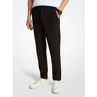MK Stretch Ponte Trousers - Black - Michael Kors