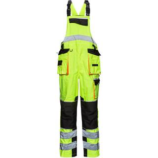 Hi-vis overalls 089904R orange/sort Str. L