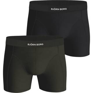 Björn Borg 2-pak Lyocell Boxer 2406 - Black/Green - XX-Large