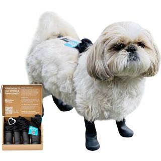 Walkee Paws New Deluxe Easy-on Dog Suspender Boot Leggings Vandtætte Booties til små hunde og mellemstore hunde beskytter poter fra regn sne slus