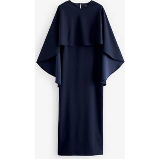 Next Navy Blue Cape Maxi Dress