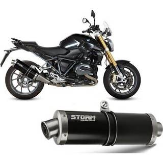 Storm Steel Black Oval endelyddæmper