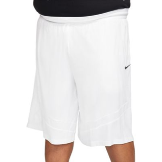 Nike Icon Dri-FIT-basketballshorts til mænd (28 cm) - hvid - M