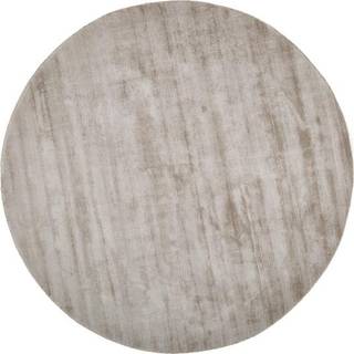 Rund viskosetæppe Jane, håndvævet