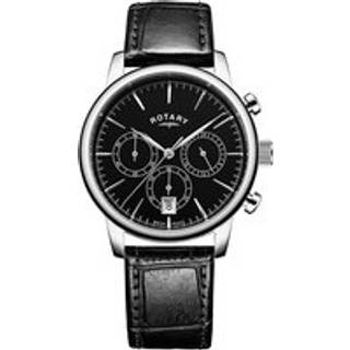 Rotary GS00376/04 Chronograph Black Leather Strap Watch - W13178
