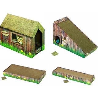 Kradsebræt, karton - 48 x 12,5 x 5 cm