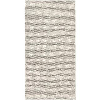 Uldtæppe Bruna med flettet struktur