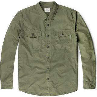 Vintage Industries Boston Skjorte Oliven - S