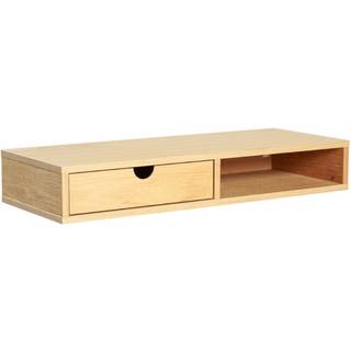 Woodman Farsta hylde med skuffe i eg 78x31x12 cm