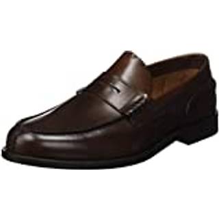 LOTTUSSE Herren Loafer braun Glattleder