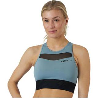 Charge Cropped Mesh Singlet W - Blue