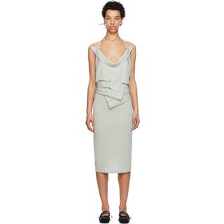 Midi dress - Light grey - S
