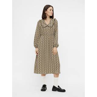PIECES dame kjole PCRIMBLA - Black/Yellow - XS