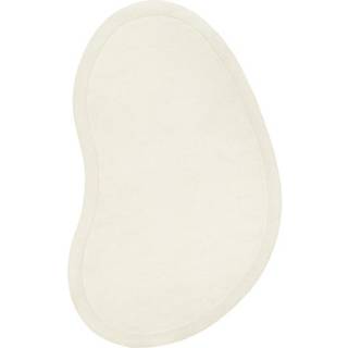 Håndtuftet uldtæppe Kadey i organisk form