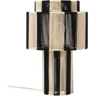 Bordlampe Lace af linnedtråde