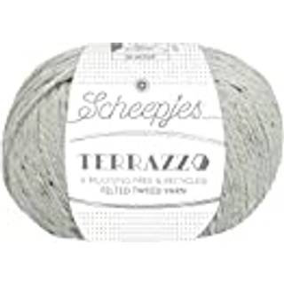 Scheepjes Terrazzo 740 Piuma Indhold: 70% genanvendt uld og 30 % genanvendt viskose Vægt/længde: 50 gram = ca. 175 meter Anbefalede pinde: 4.00 mm Strikkefasthed: 10 cm x 10 cm = 27 m x 35 p Vaskes i hånden ved 30°C / Tåler ikke tørretumbler / Tørres fladt.