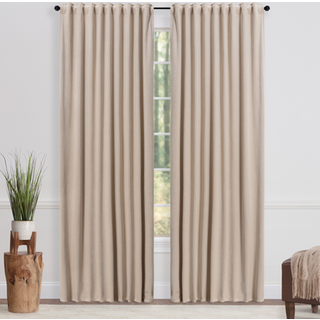 Chanasya Premium 2 -Panel Blackout Velvet Curtains - klassiske og solide gardiner til stue eller sovev?relse - 52 """" x 63 """" - Beige