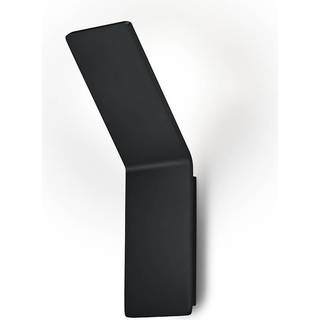 Knapstein LED væglampe Ava, dæmpbar, Sort, Stue/spisestue, Aluminium, Moderne