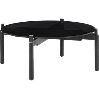 Wendelbo Notch Round Sofabord Medium Sort