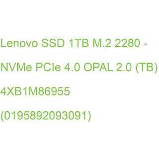 Lenovo 4XB1M86955 intern solid state drev 1 TB M.2 PCI Express 4.0 NVMe