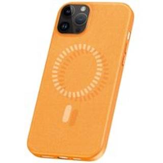 Baseus - Magnetic Phone Case for iPhone 15 ProMax Fauxther Series Orange